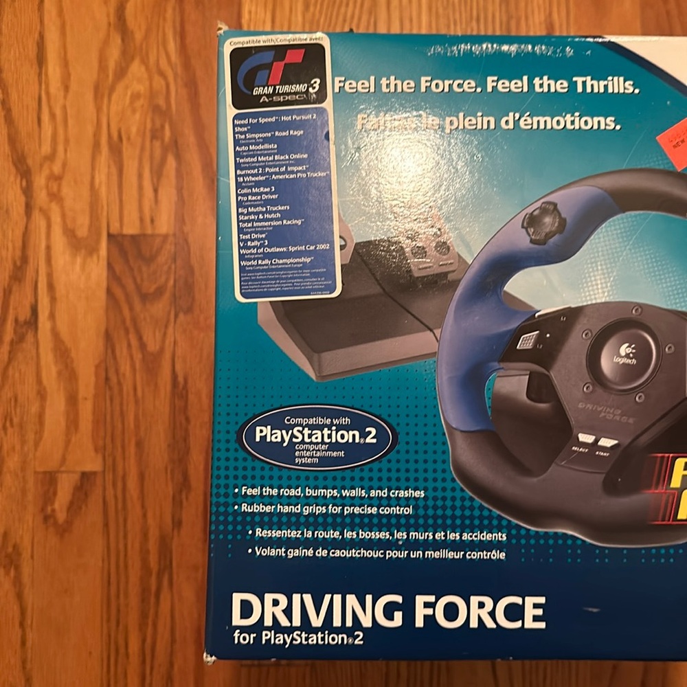 Logitech Driving Force Wheel for PlayStation 2 and PC